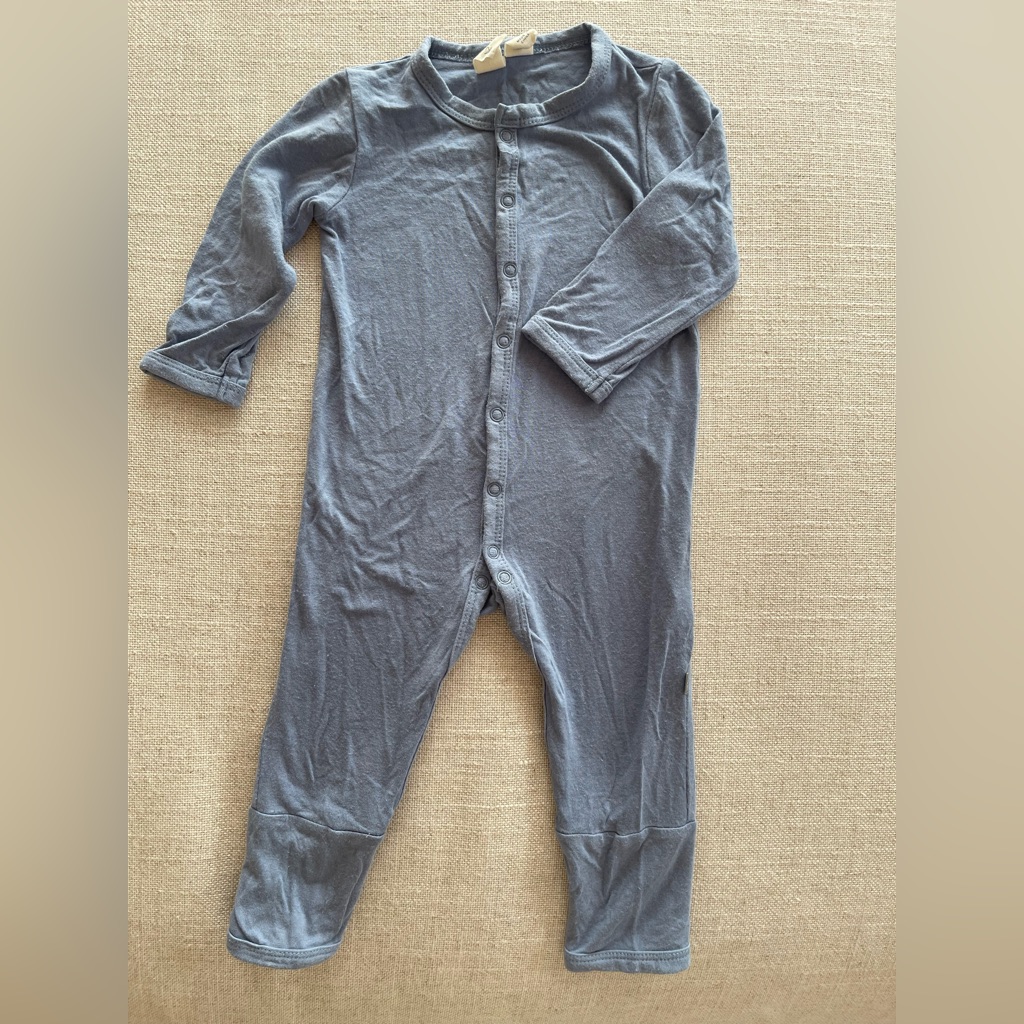 Kyte Baby Blue Onzie Snap Closures Footless